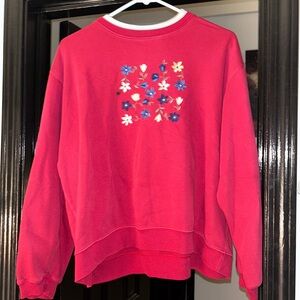 Classic Elements Red and Cream Sweatshirt